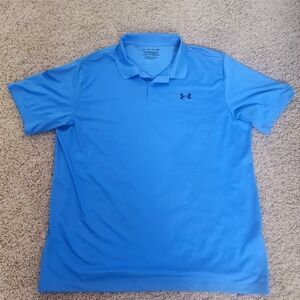 Under Armour Men's Light Blue Polo Shirt